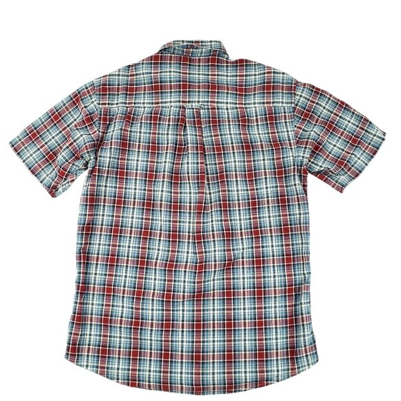 Pendleton Seaside Shirt Plaid Shirt Men Large Short Sleeve Button Up Multicolor - Picture 5 of 8